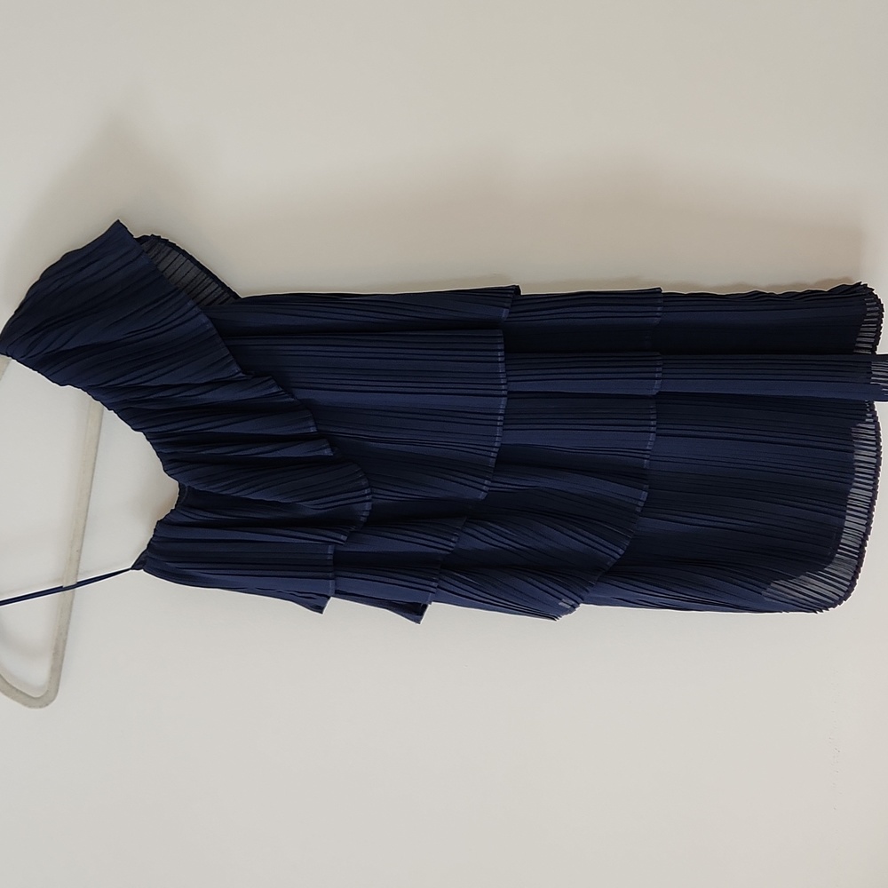 One shoulder tiered ruffle dress